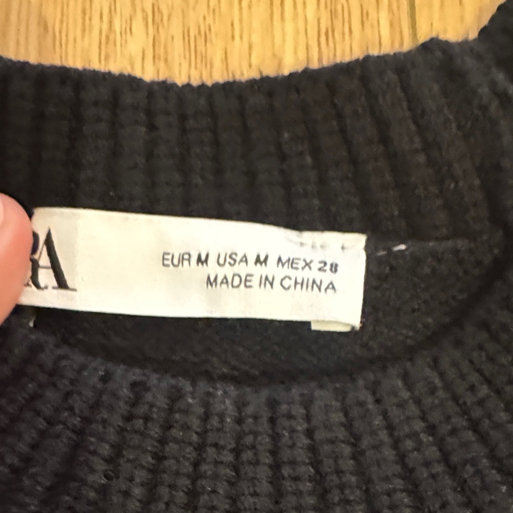 Zara Black and White Striped Sweater - Picture 2 of 10